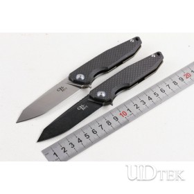 AUS-8 blade CH3004 Titanium alloy fast opening small folding pocket knife UD405188